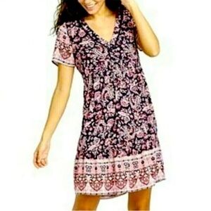 Short Sleeve Floral Dress - Knox Rose